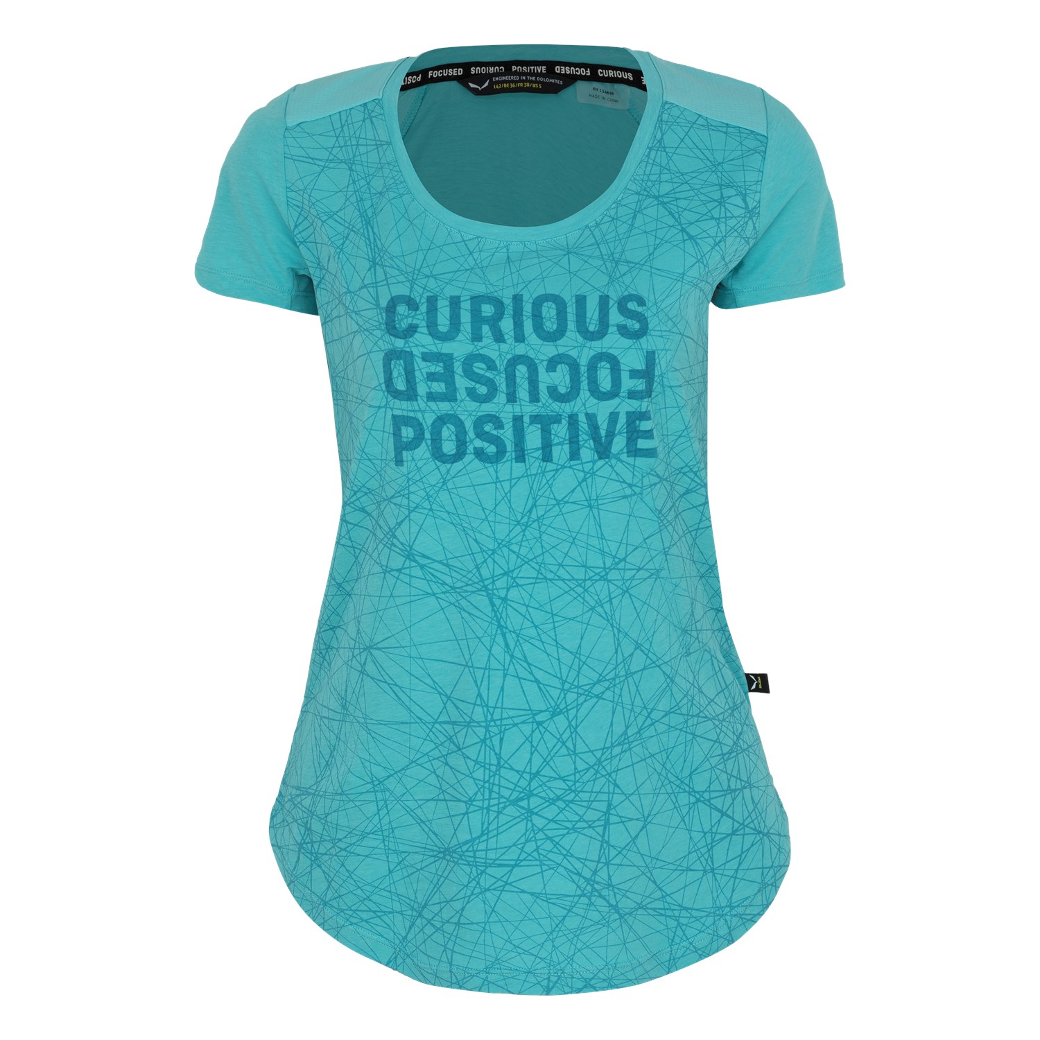 Camisetas Salewa Alpine Hemp Print Mujer Azules Mexico (FQ4321579)